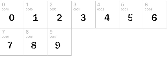 Electrickle numbers 0-9 preview