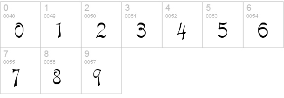 Eleven numbers 0-9 preview
