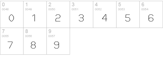 Elgethy Square numbers 0-9 preview