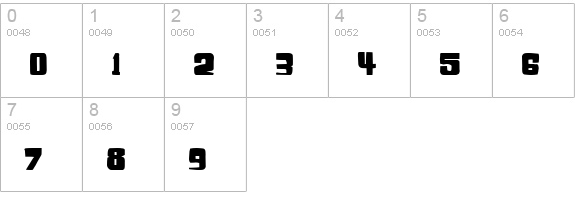 ElHombre numbers 0-9 preview