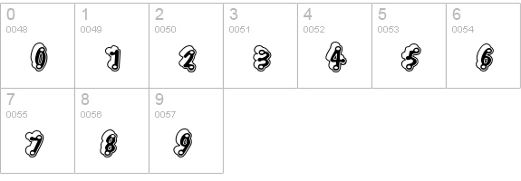 ElliottsTyphpoidMThrDDark numbers 0-9 preview