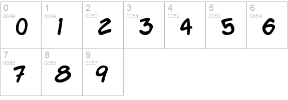 Enchilada numbers 0-9 preview