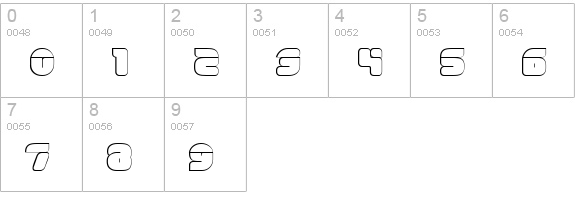 EraserShade numbers 0-9 preview