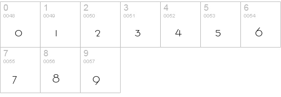 Euterpe numbers 0-9 preview