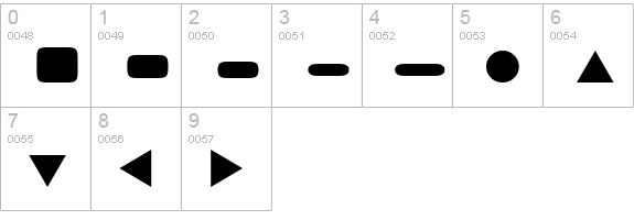F&T_BasicShapes1 numbers 0-9 preview
