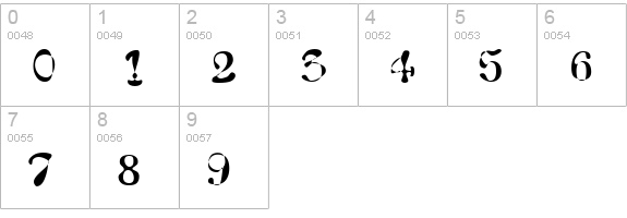 F 2FWhaleTreeRnd numbers 0-9 preview