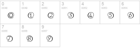fab Chiocciole numbers 0-9 preview