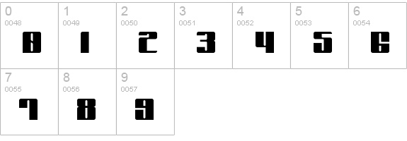 Fabulous numbers 0-9 preview