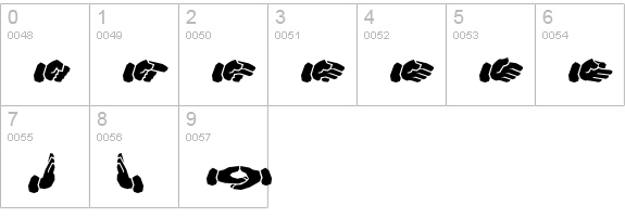 Fakir Ornaments numbers 0-9 preview