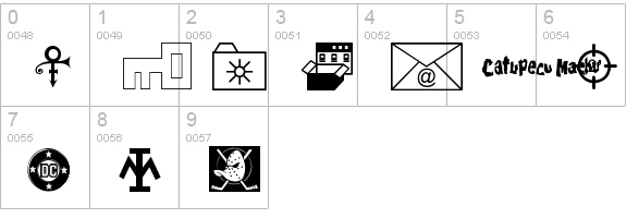 Famous Logos numbers 0-9 preview