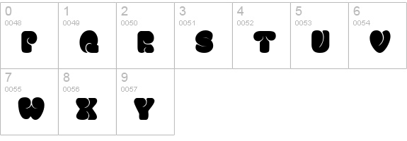 FATSOcaps numbers 0-9 preview