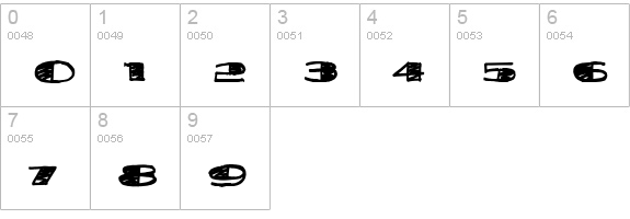 FatStack BB numbers 0-9 preview