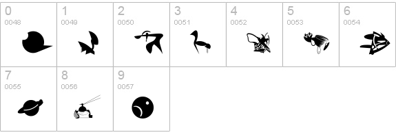 FellaParts numbers 0-9 preview