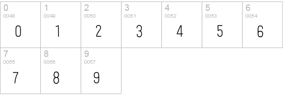 Festivo LC Mini numbers 0-9 preview