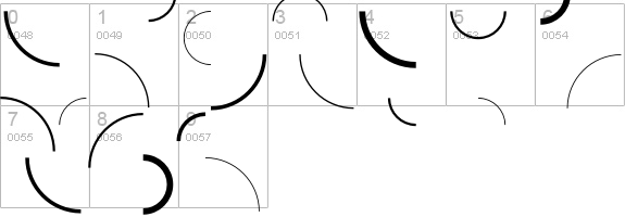 Fibonacci numbers 0-9 preview