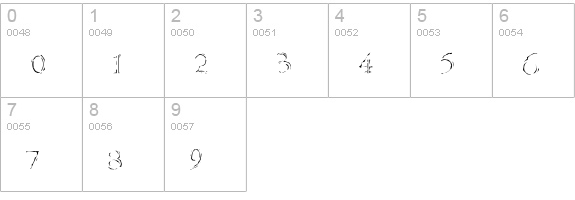 Finial-EatenA numbers 0-9 preview