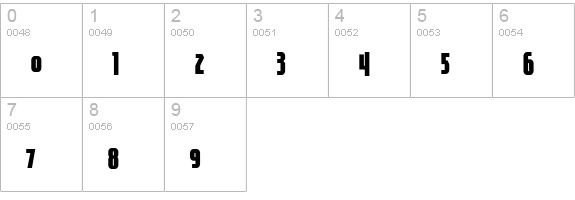 Firepower BB numbers 0-9 preview