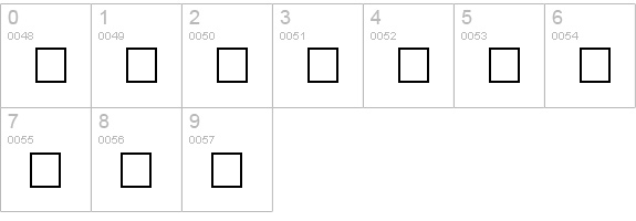 Floralis numbers 0-9 preview