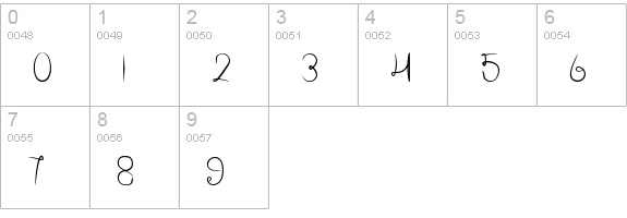 Flower In The Window numbers 0-9 preview