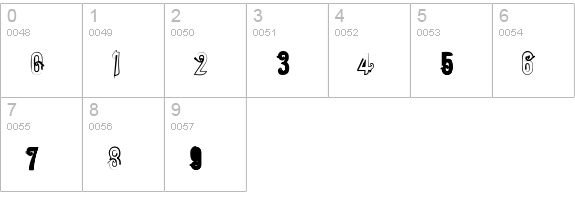 Folksbeatyou numbers 0-9 preview