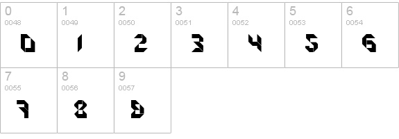 FORMFOUND Origami numbers 0-9 preview