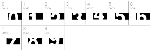 FPeep-NegativeBig numbers 0-9 preview