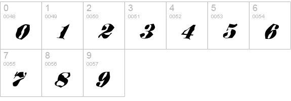 Frakt numbers 0-9 preview