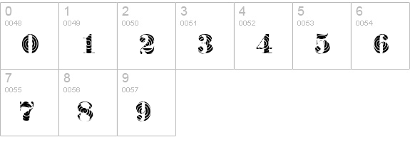 FrakturWinding-Regular numbers 0-9 preview