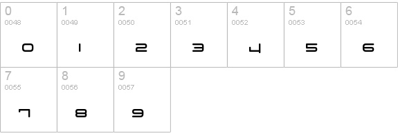 Fraulein numbers 0-9 preview