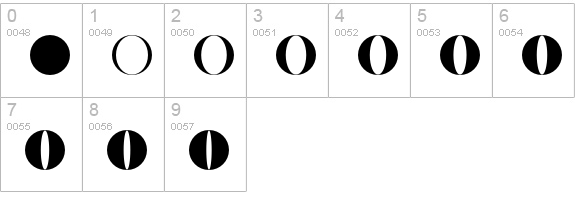 Freeform-Four numbers 0-9 preview
