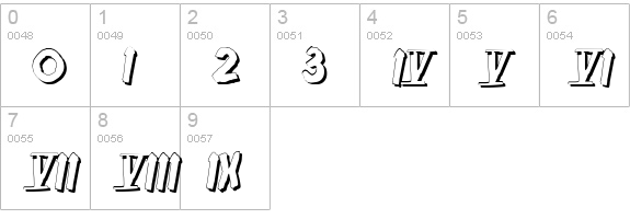 Friday13SH numbers 0-9 preview