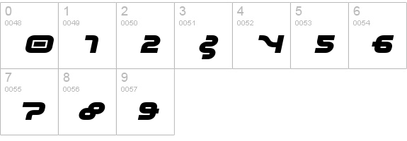 Frozdotre numbers 0-9 preview