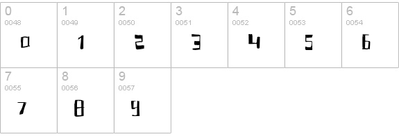 Fruity Drink Carbonated numbers 0-9 preview