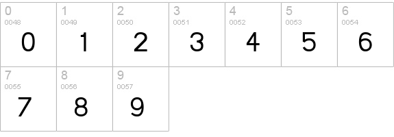 Fudd numbers 0-9 preview