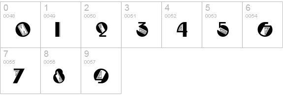 FullTiltBoogie numbers 0-9 preview