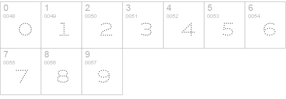 Fun City Level 1 Dots numbers 0-9 preview