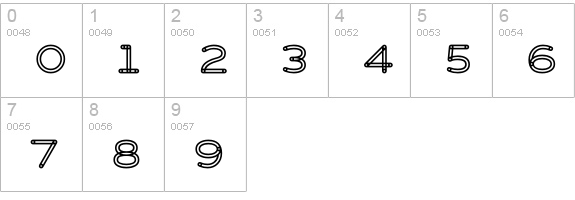 Fun City Level 2 Frame numbers 0-9 preview