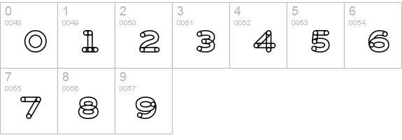 Fun City Level 3 Frame numbers 0-9 preview