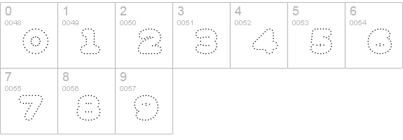 Fun City Level 4 Dots numbers 0-9 preview