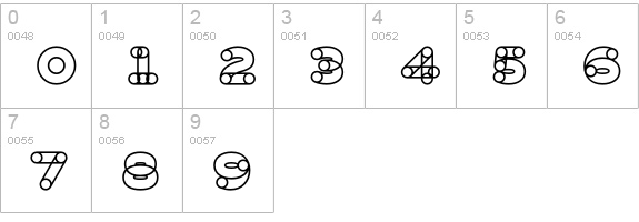 Fun City Level 4 Frame numbers 0-9 preview