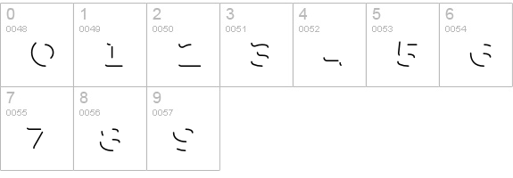 Fun City Level 4 Reflection numbers 0-9 preview