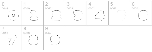 Fun City Level 5 Dots numbers 0-9 preview