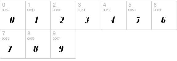 FundRunO numbers 0-9 preview