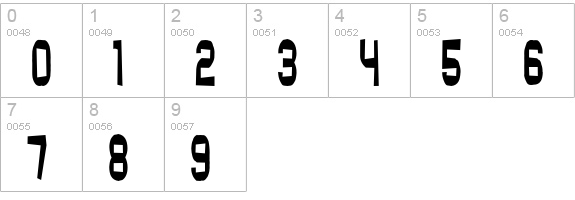 Funny farm soft numbers 0-9 preview