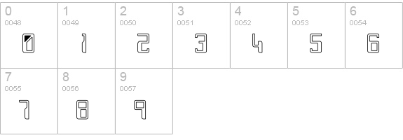 Future Hollow numbers 0-9 preview