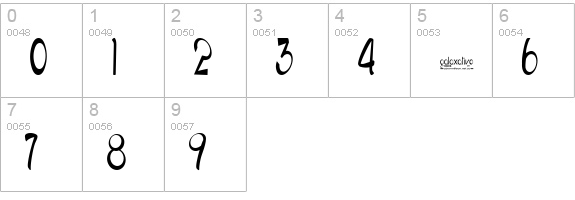 Galaxative tower numbers 0-9 preview