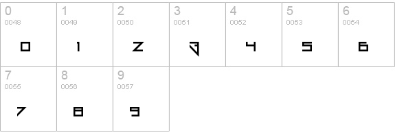 Gang Wolfik Regular numbers 0-9 preview