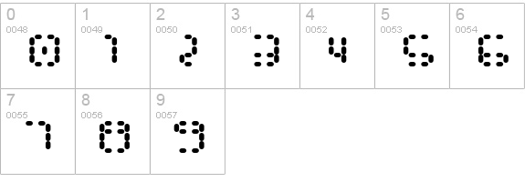 Gathora numbers 0-9 preview