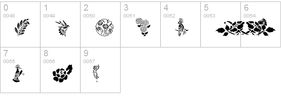 GE Elements of Nature I numbers 0-9 preview