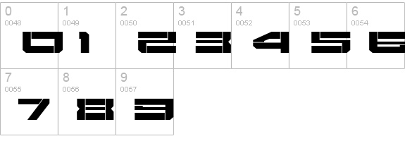 Gendouki numbers 0-9 preview